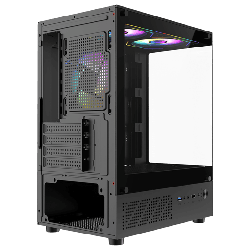 CiT Celcius EBK Micro Tower Gaming Case - Black 